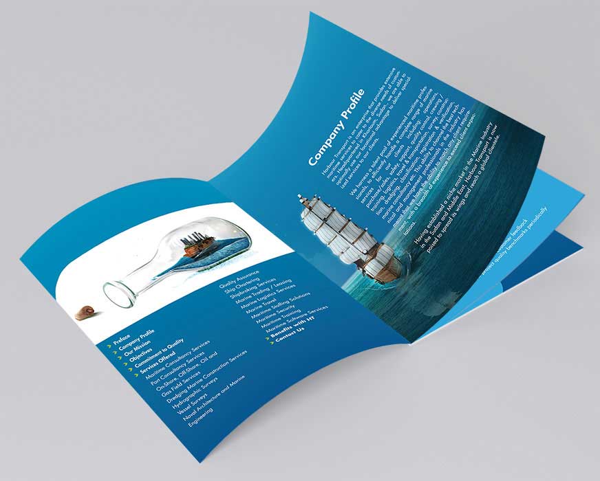 abu dhabi brochure printing