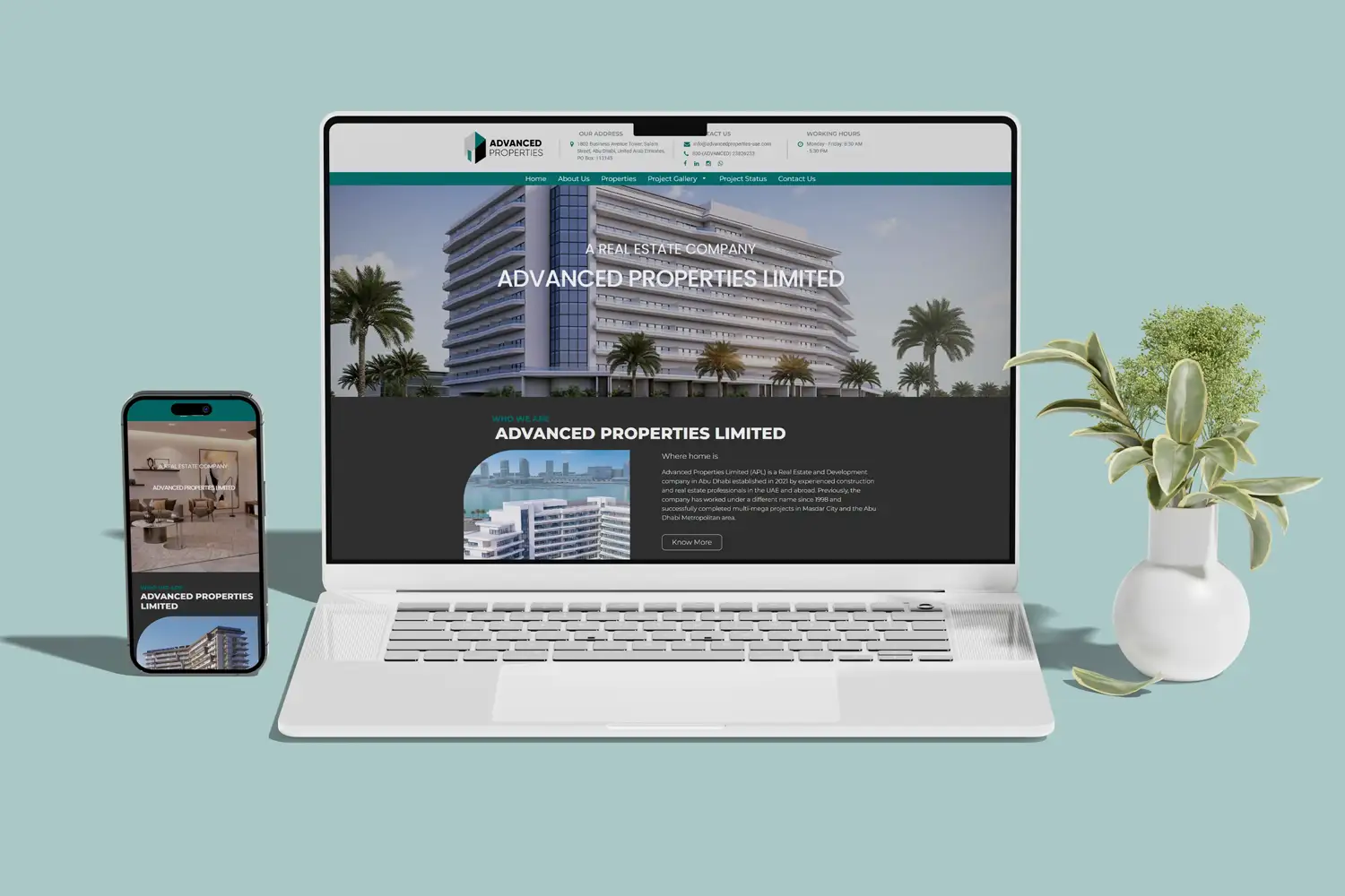 abu dhabi web design